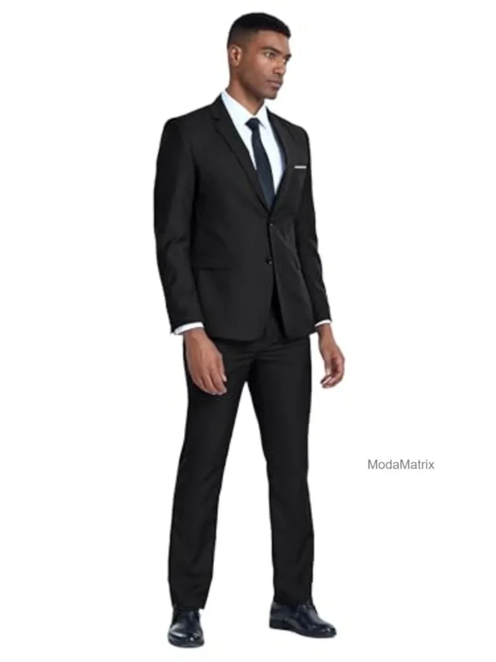 Men's Slim Fit Notched Lapel 2-Button Blazer Sport Coat Business Wedding